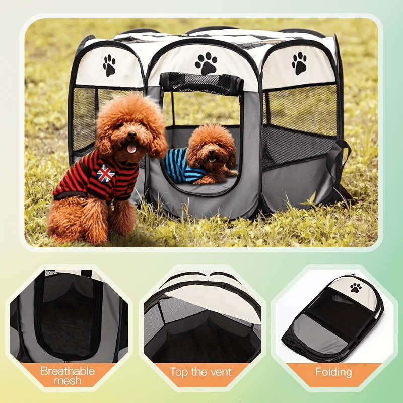 1pc Coffee color size Dimensions: 114 x 114 x 58 cmPet Cage