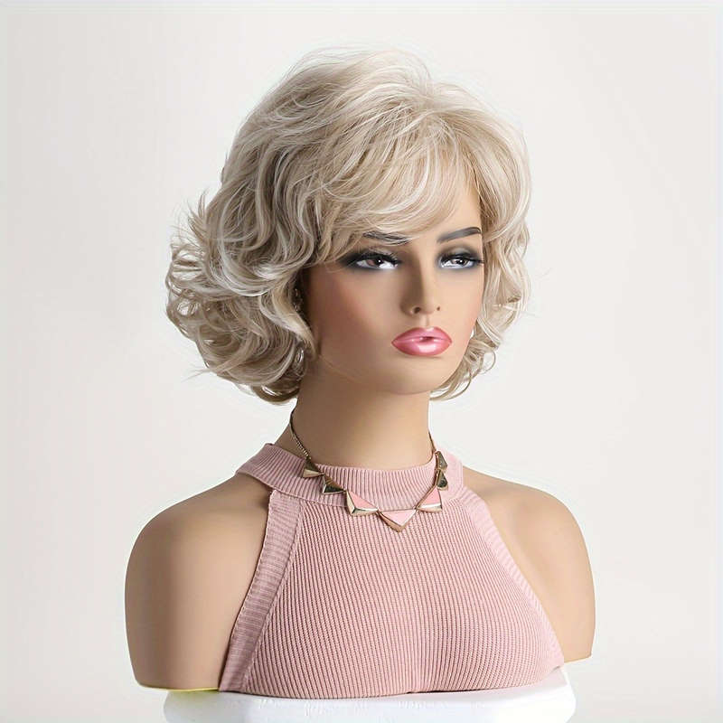 1Pc Golden 30.48cm Fashion Design Wig
