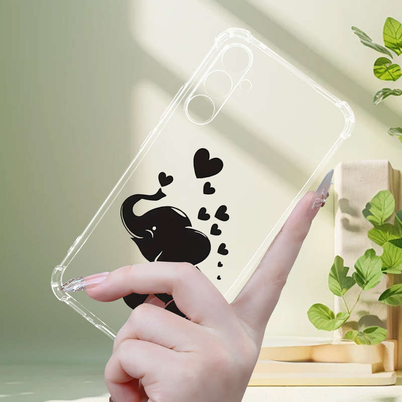 1pc Transparent For Samsung Redmi 9i Phone Cases