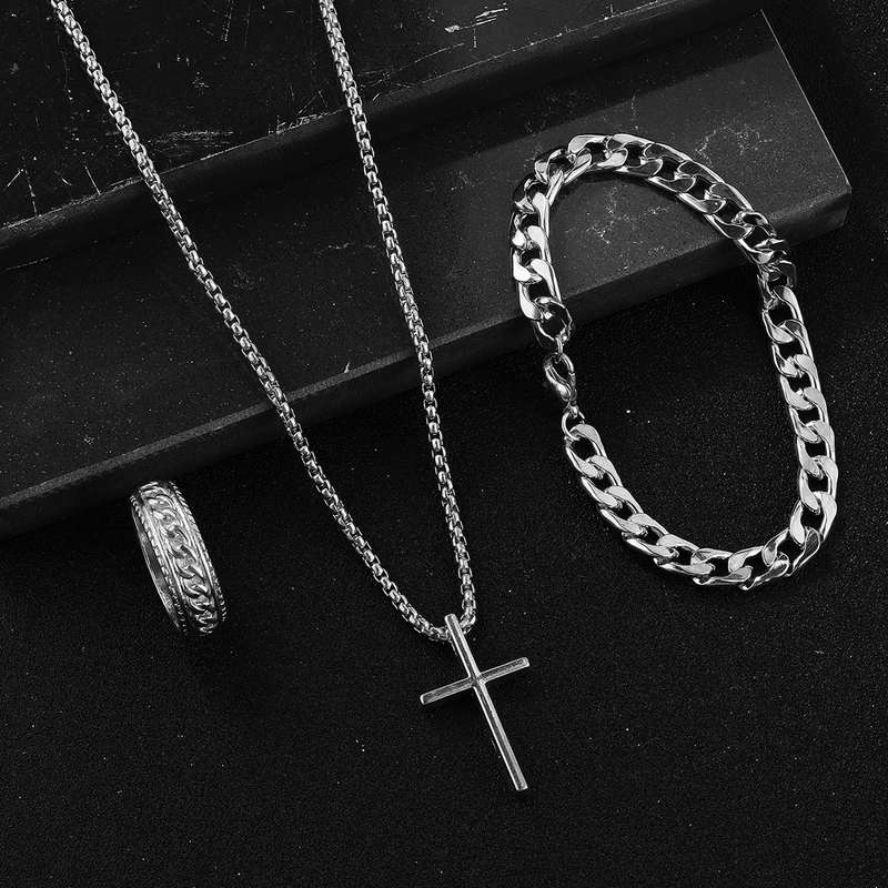 1 Piece Black Jesus Theme Pendant