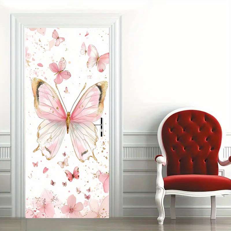 1Pc 95.0x209.8cm Door Window Sticker