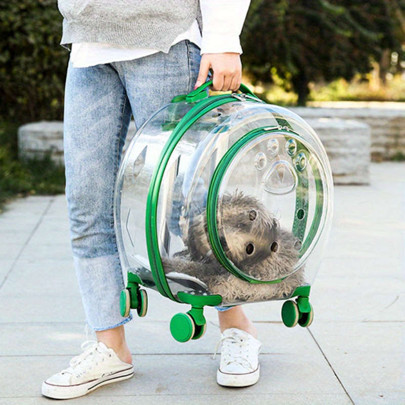 1pc Greensize Upgraded with doors and shoulder straps Pet Bag