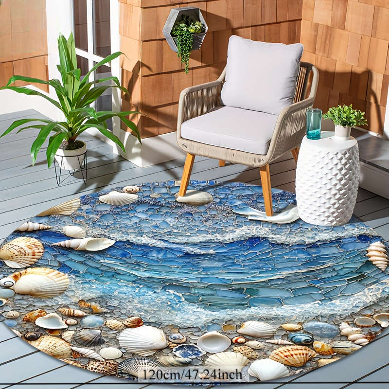 1Pc 60x60cm 23.62x23.62inch Floor Mat