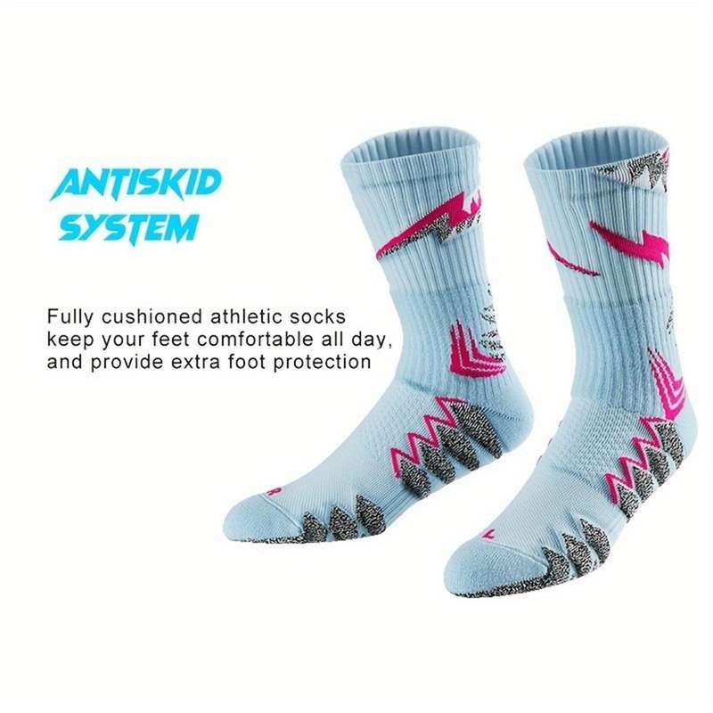 1 Pair Blue One Size Socks