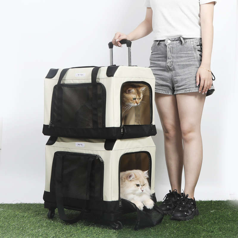 1pc Single bag Add pull rod Pet Bag
