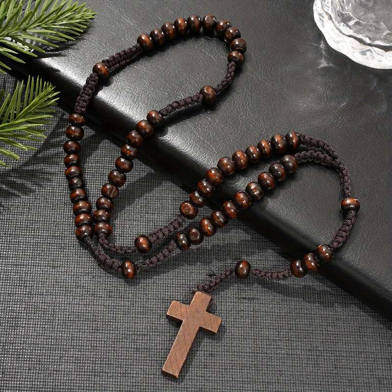 1 Piece Light Brown 1 Jesus Theme Pendant