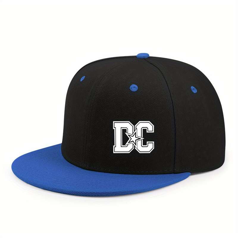 1pc New Design American Casual All-match Hip-hop Hat for Men and Women Fashionable Flat Brim Hat
