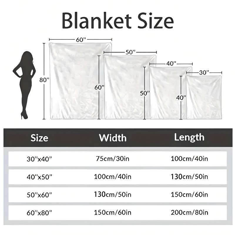 1ps Blanket Size 100Cm 40Inch X 130Cm 50Inch