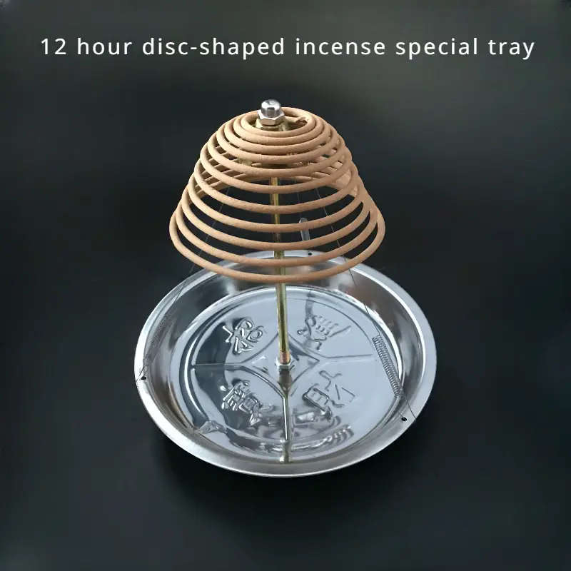 1pc Modern Metal Incense Burner 12-Hour Long Detachable Design for Easy Cleaning Perfect for Home De
