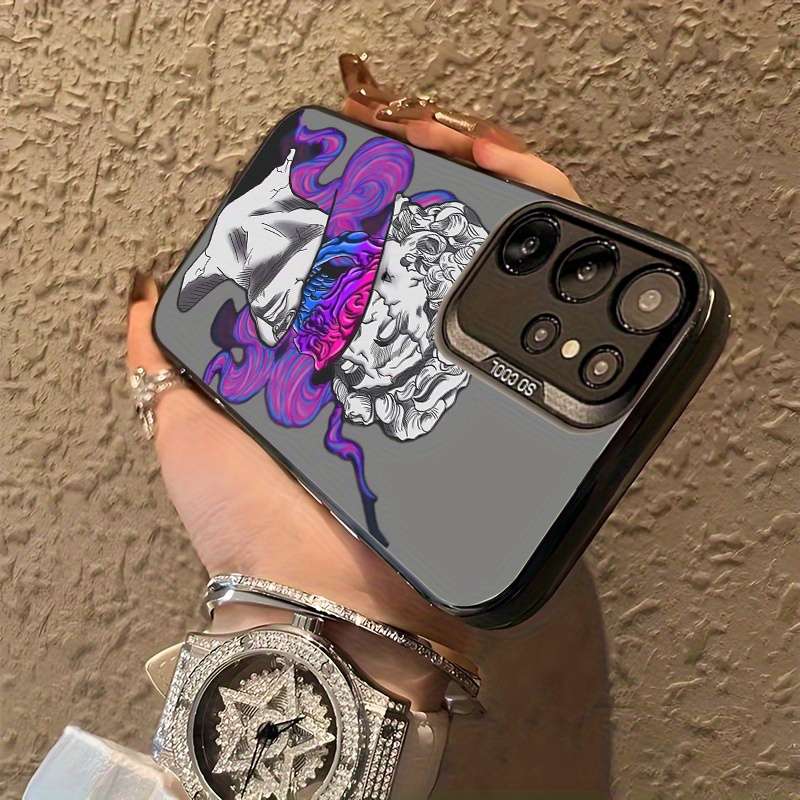 1pc Black For Samsung Galaxy A55 5G Phone Cases