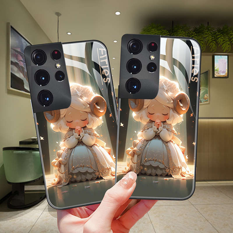 1pc Black For Samsung Galaxy A73 5G Phone Cases