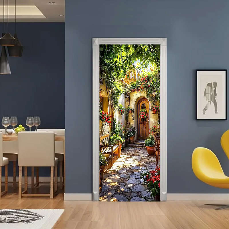 1Pc 77x200cm Door Window Sticker