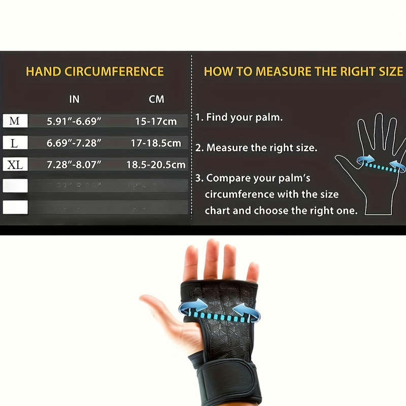 1 Pair Black Size L Outdoor Sports Gloves