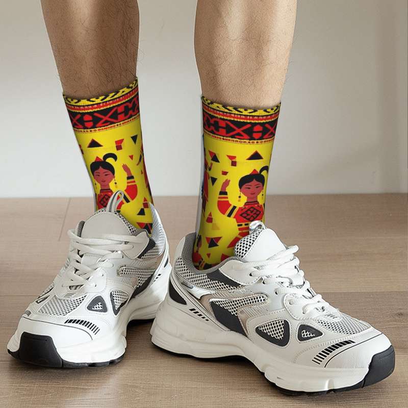 1 Pair Multicolor One Size Socks