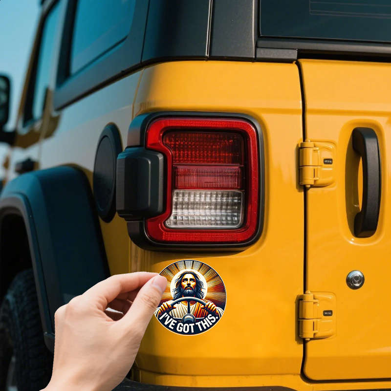 3pcs Jesus Christian Themed Stickers
