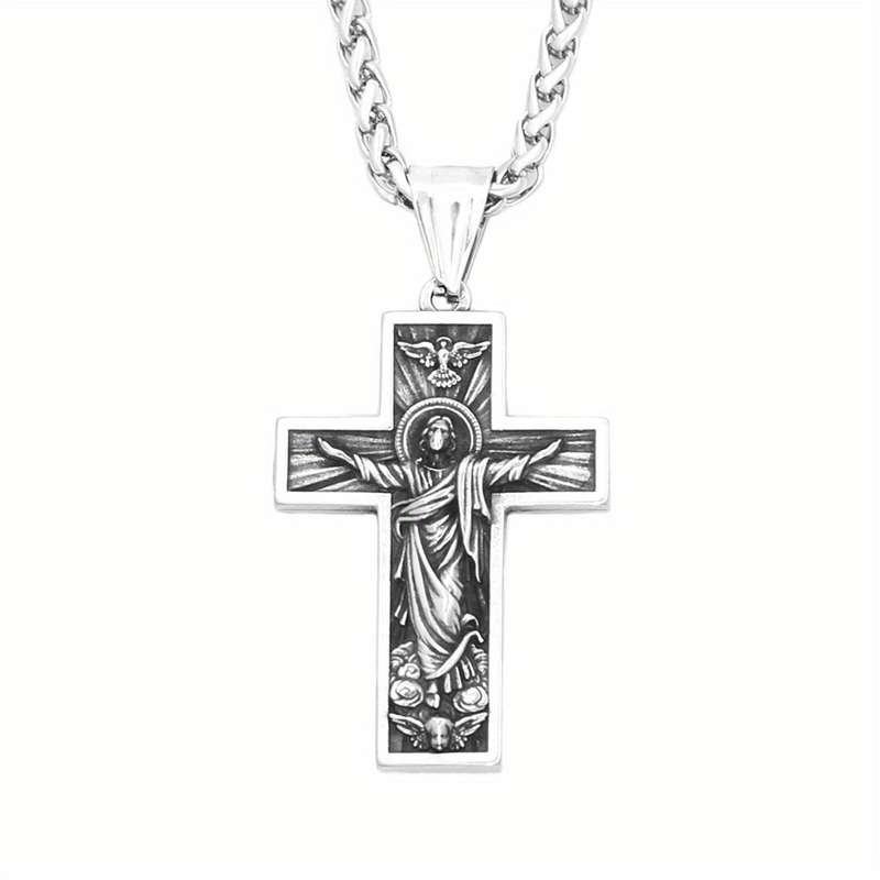 1 Piece 60cm Chain Add Pendant Jesus Theme Pendant