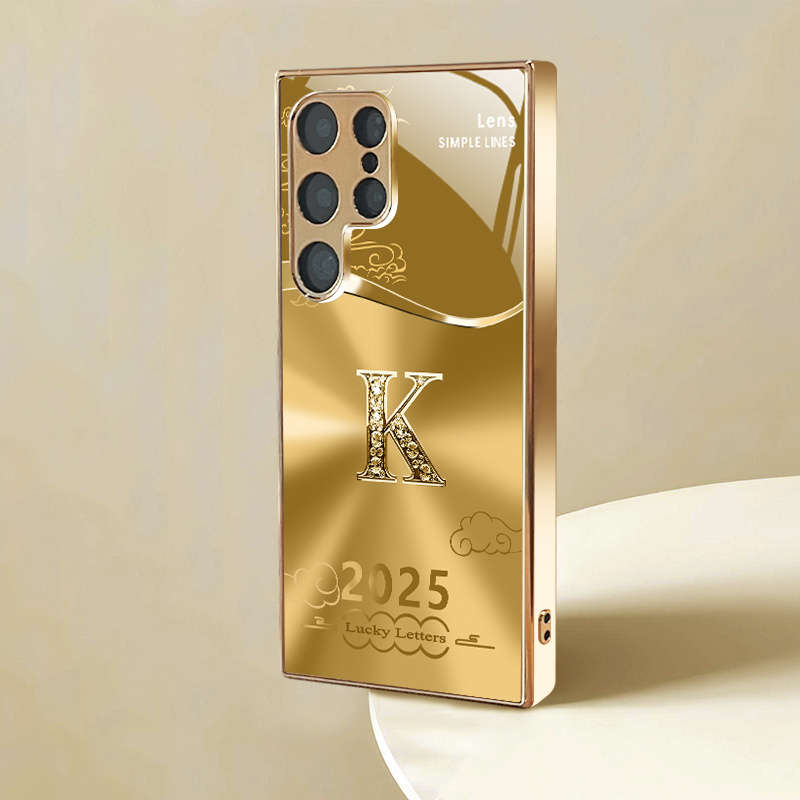 1pc Golden For Samsung Galaxy A52 Phone Cases