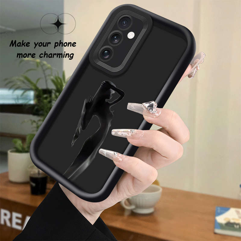 1pc Black For Samsung Galaxy A52 Phone Cases