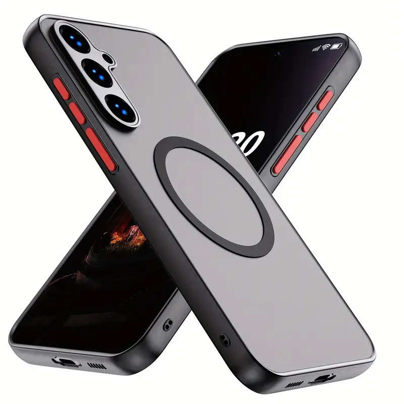 1pc Black For Samsung Galaxy S25 Plus Phone Cases