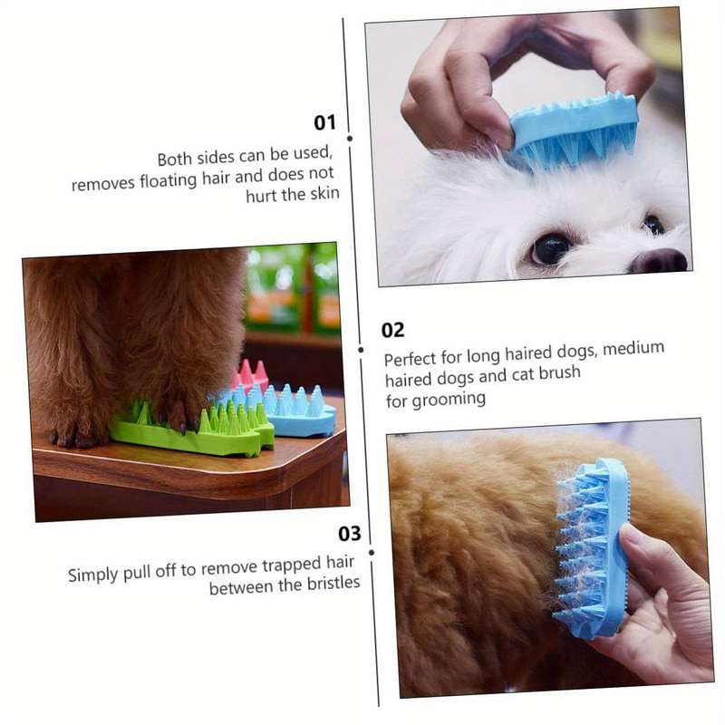 1pc Blue Pet Comb