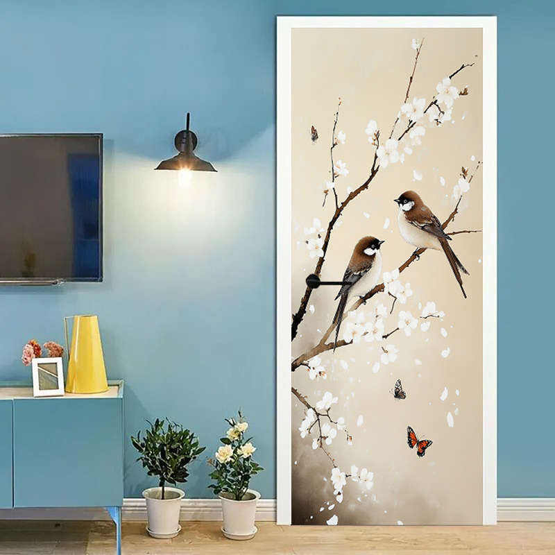 1Pc 95.0x209.8cm Door Window Sticker