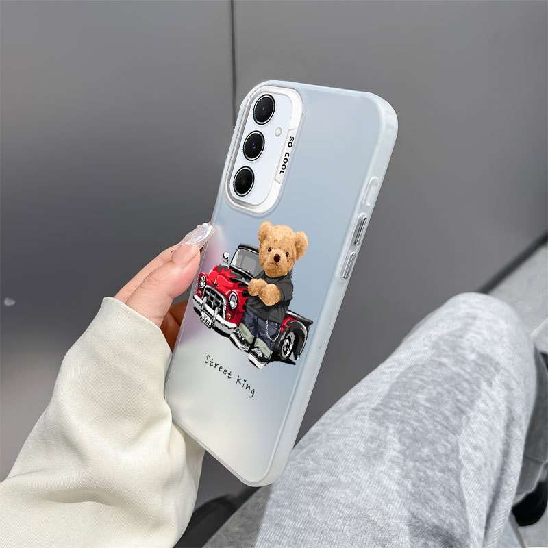 1pc White For Samsung Galaxy A50 Phone Cases