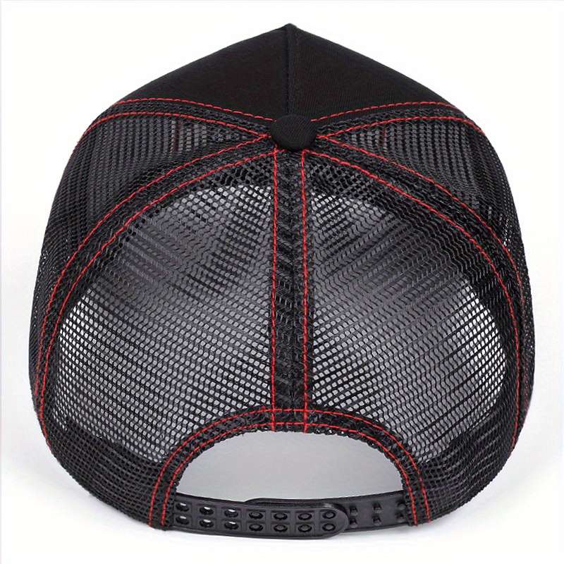 1pc Men'S Spring And Autumn Sun Protection Baseball Cap Outdoor Truck Driver Hat with Th