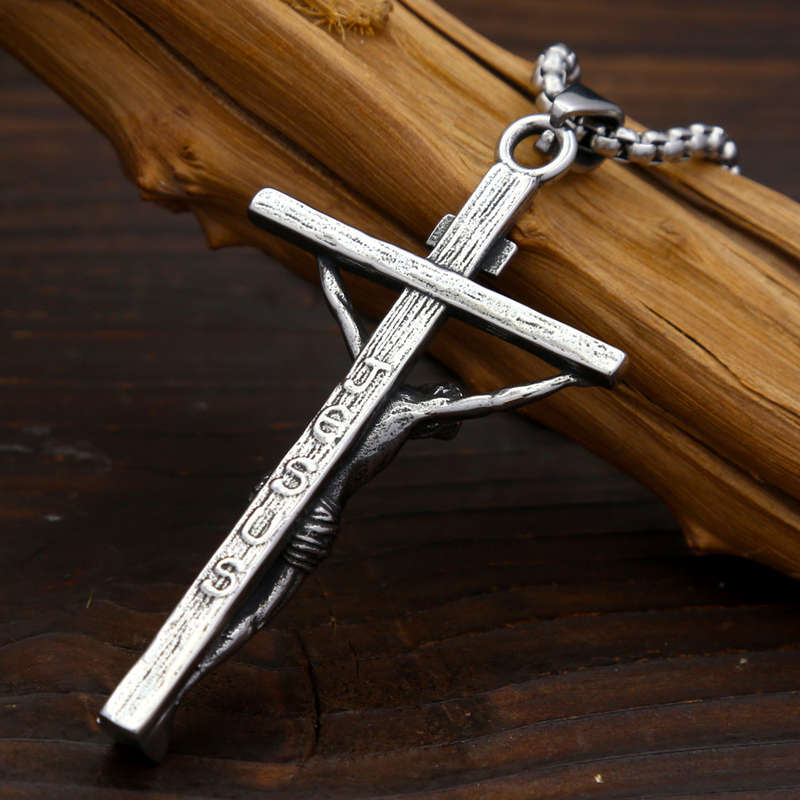 1 Piece Cross Necklace Jesus Theme Pendant