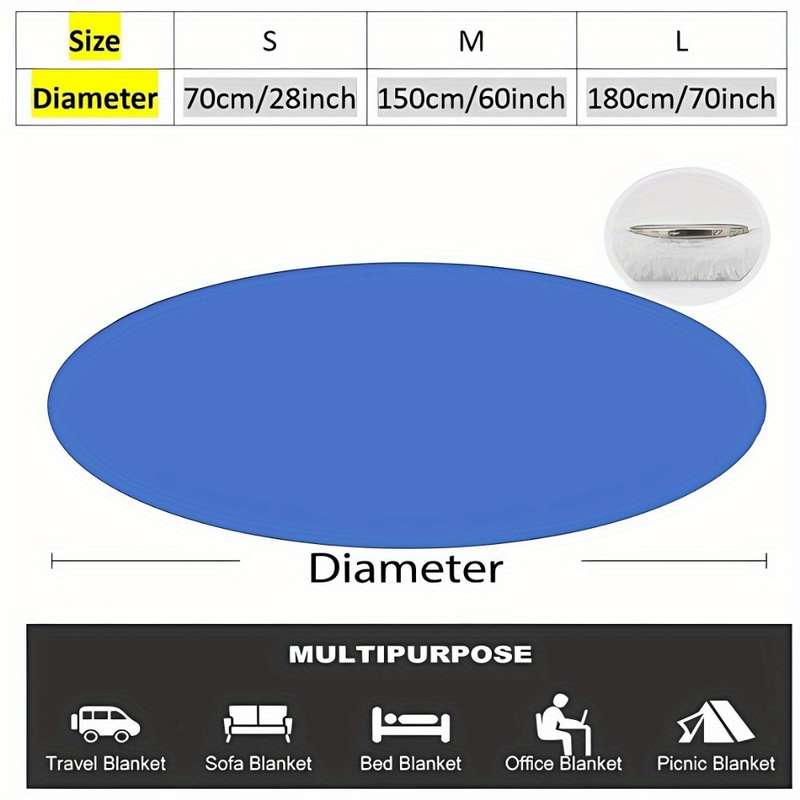 1ps Blanket Size 180X180Cm 70.87X70.87In