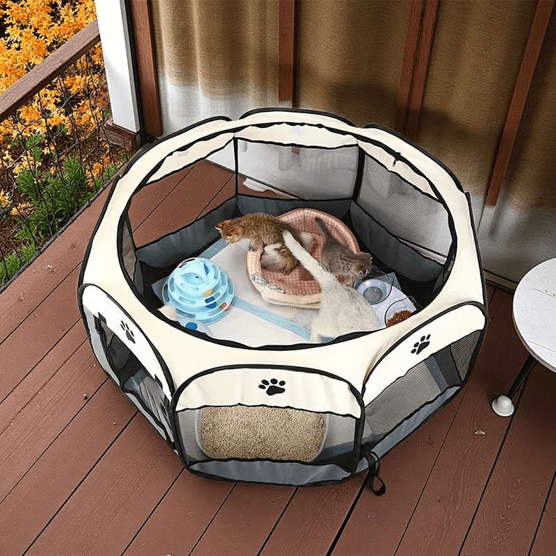 1pc Size: 91*91*58cm - Suitable for Items Dark Gray-DPet Cage