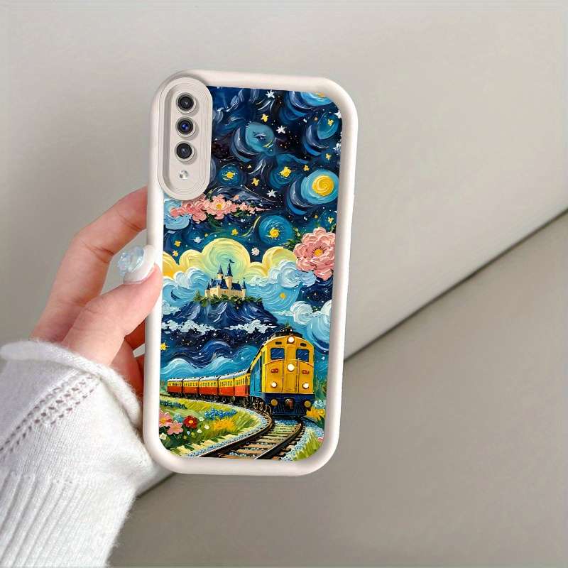 1pc Black For Samsung Galaxy A52 Phone Cases