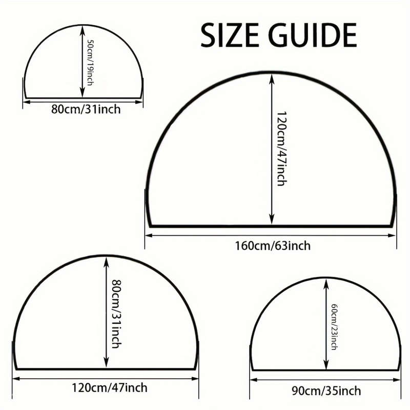 1Pc 50x80cm Floor Mat