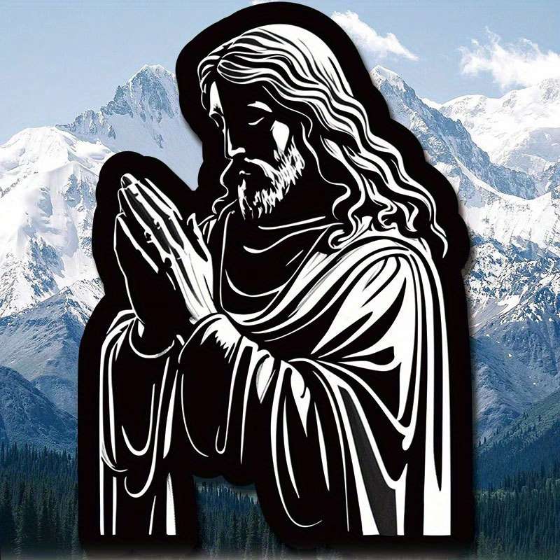 1pc Jesus Christian Themed Stickers
