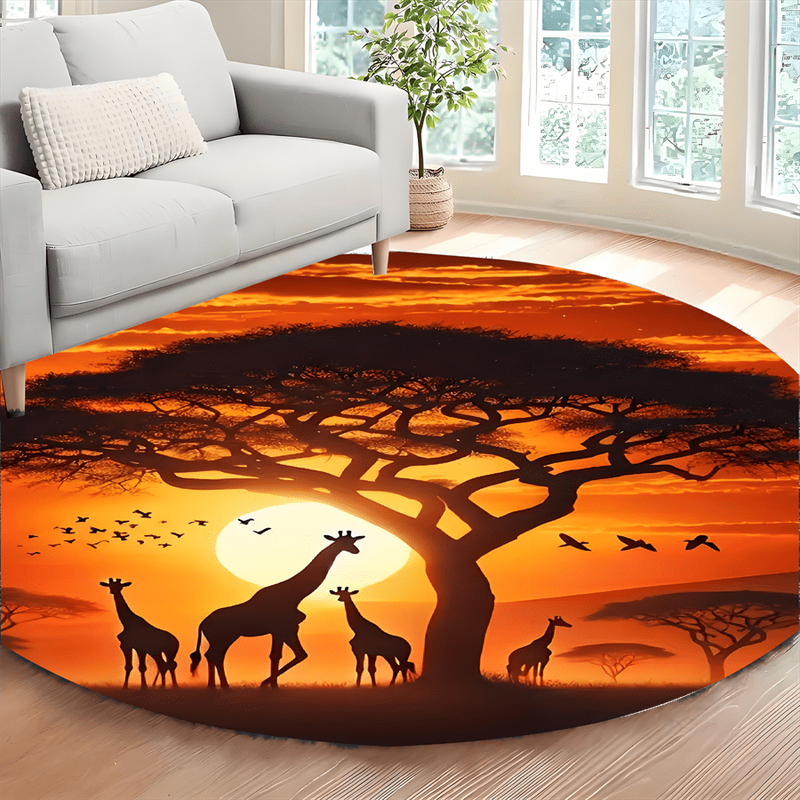 1Pc 47.24x47.24inch 120x120cm Floor Mat