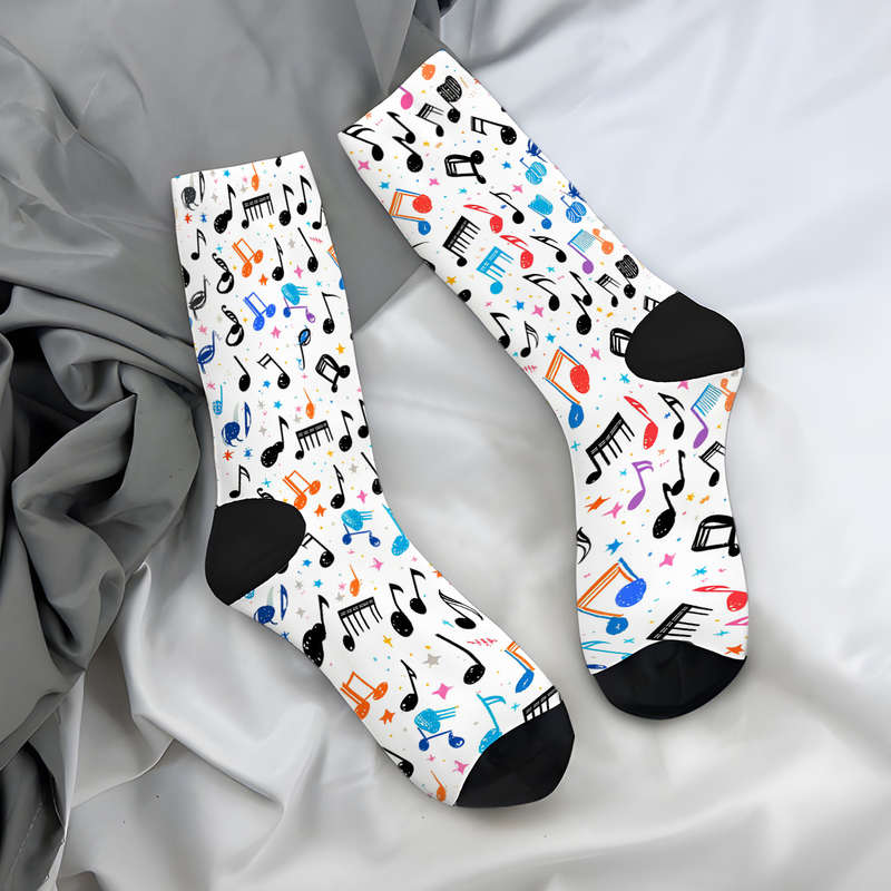 1 Pair Mixed Color One Size Socks