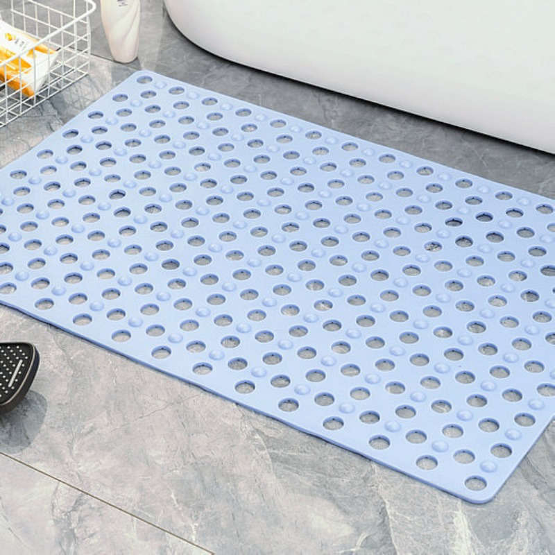 1Pc Light Blue Ordinchary Model 36x69cm Floor Mat