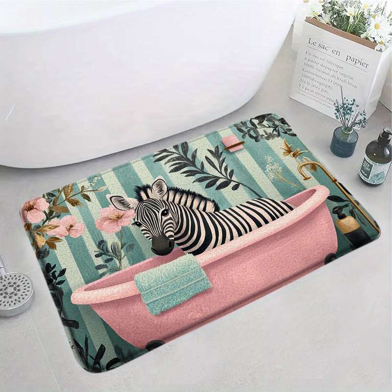 1Pc Polychrome 45x75cm Floor Mat