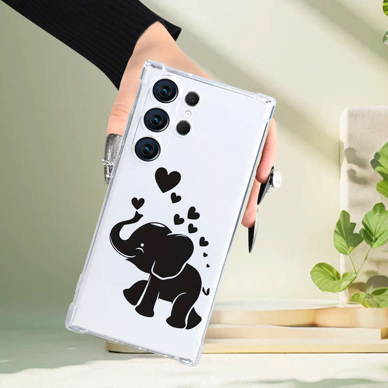 1pc Transparent For Samsung Redmi 9i Phone Cases