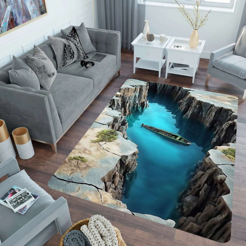 1Pc 39.4x59inch 100x150cm Floor Mat
