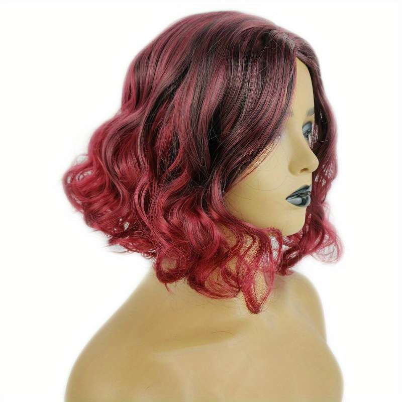 1Pc Black 30.48cm Fashion Design Wig