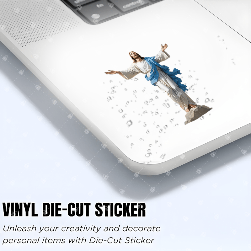 3 Piece Set Jesus Christian Themed Stickers