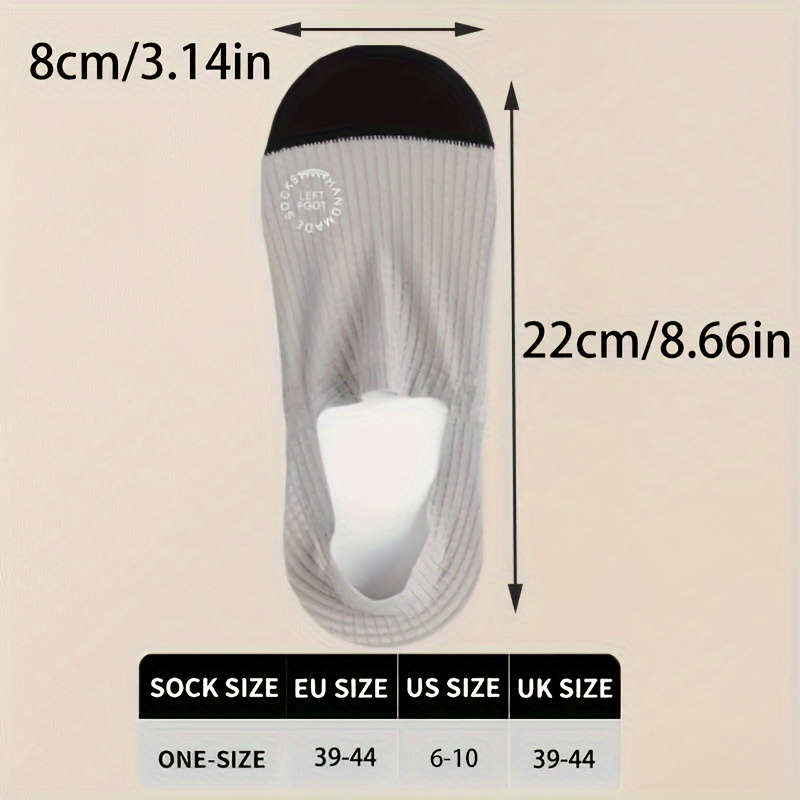 5 Pairs Of Mixed Colors One Size High Elastic Socks