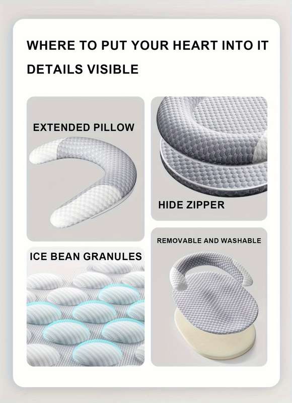 1piece Gray M 60X45Cm Cooling Pad