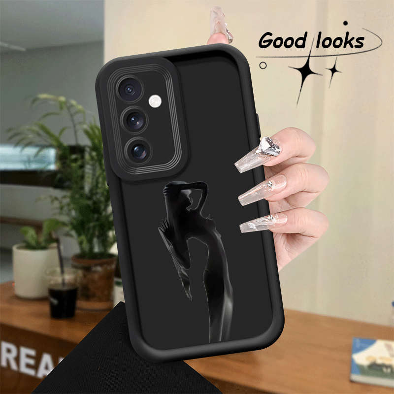 1pc Black For Samsung Galaxy A52 Phone Cases
