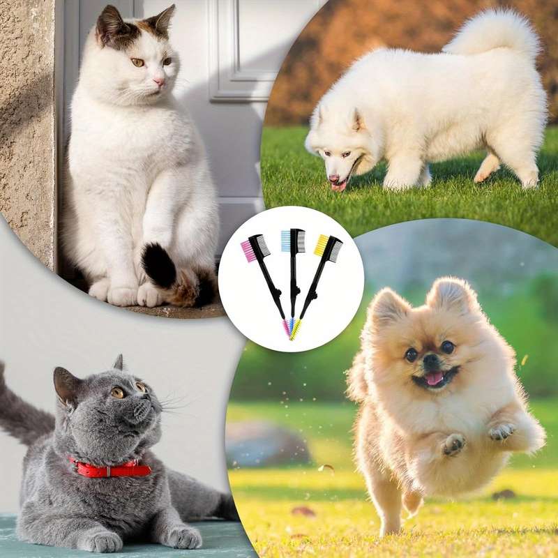 1pc Yellow Pet Comb