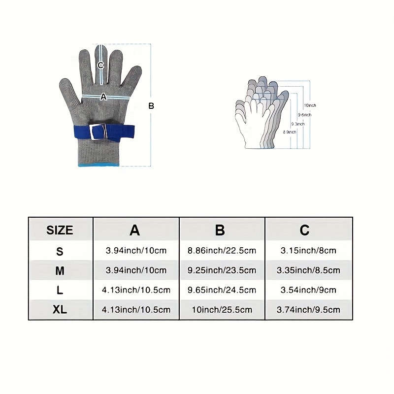 1Pc Size XL Multi Purpose Work Glove