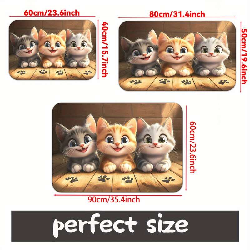 1Pc 19.68x31.49inch 50x80cm Floor Mat