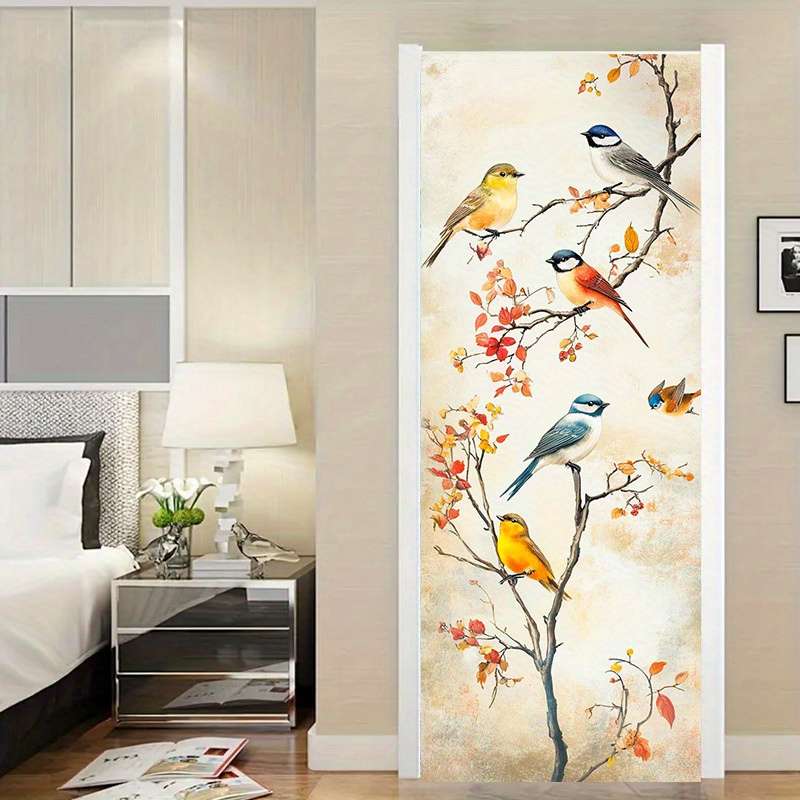 1Pc 77x200cm Door Window Sticker