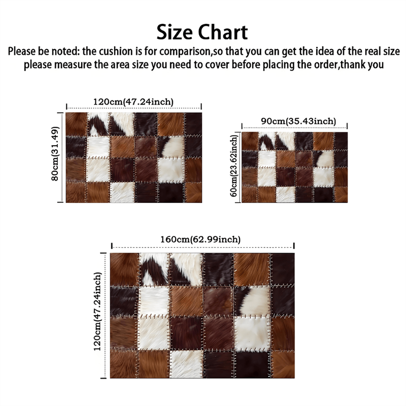 1Pc 23.62x35.43inch 60x90cm Floor Mat
