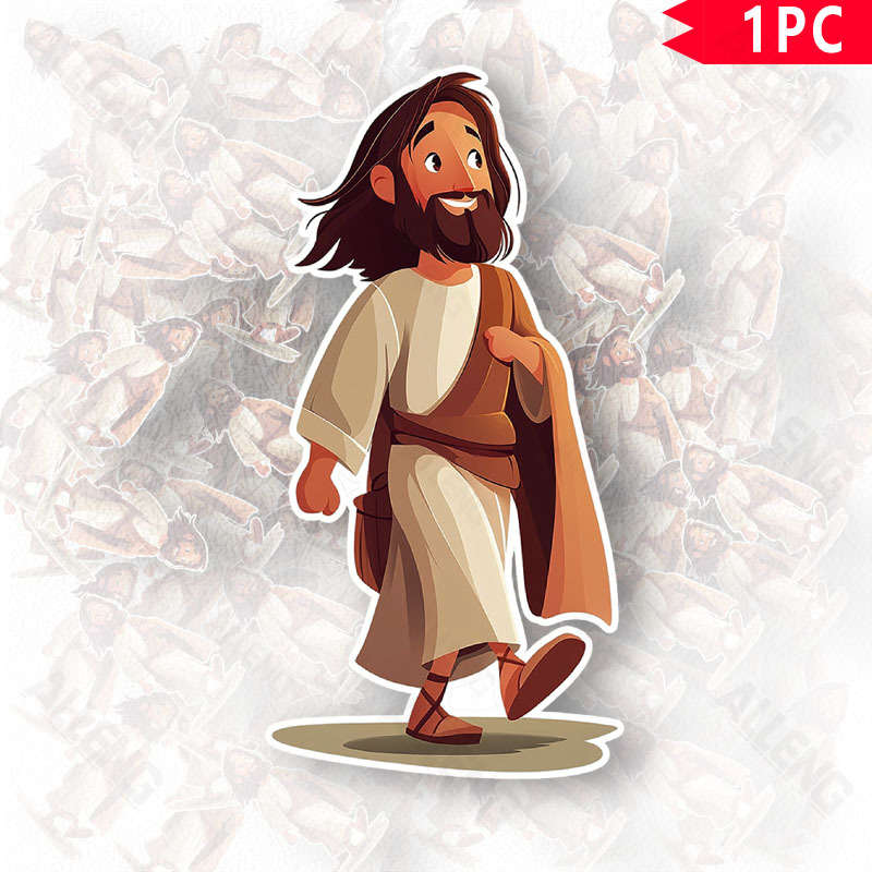 1pc Jesus Christian Themed Stickers